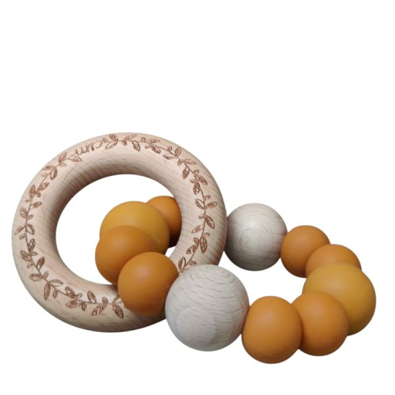 gegraveerde bijtring, honey